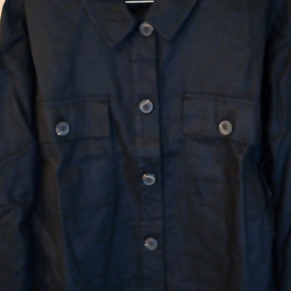 Time and Tru Women's Denim Jacket - Picture 3 of 5